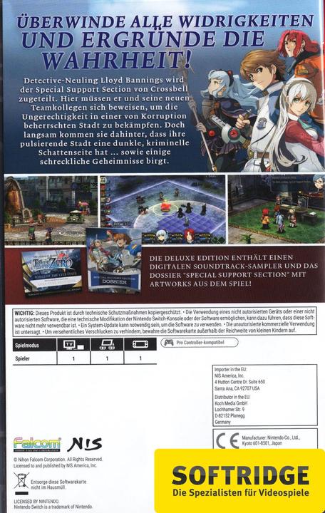 Actual product image NIS The Legend of Heroes: Trails from Zero (Switch, DE)