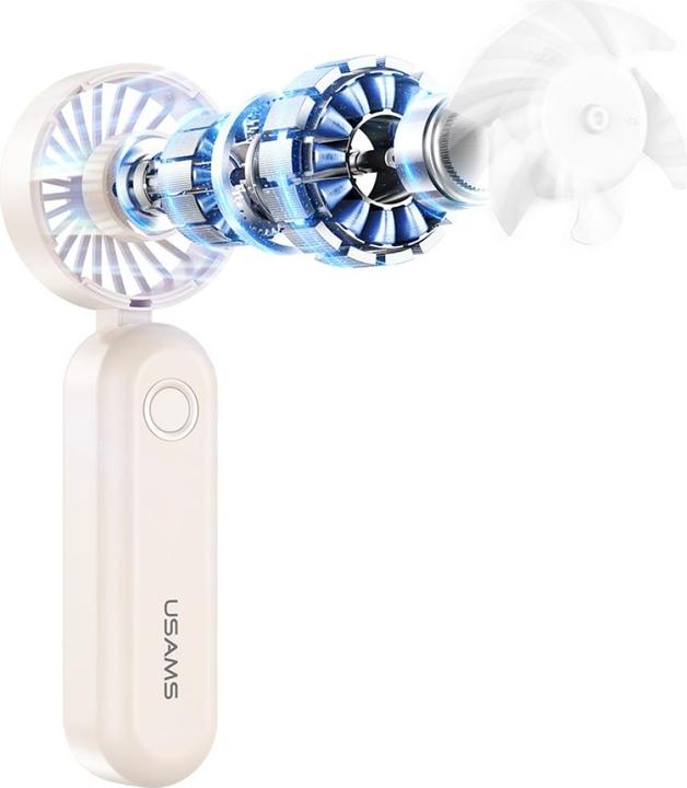 Produktbild Usams Hand fan Mini ZB352 1200mAh folding beige