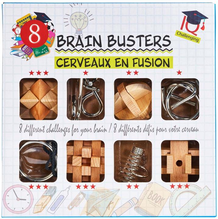 Actual product image Eureka! Puzzle Collection Brain Busters / Cerveaux en Fusion (8 pieces)