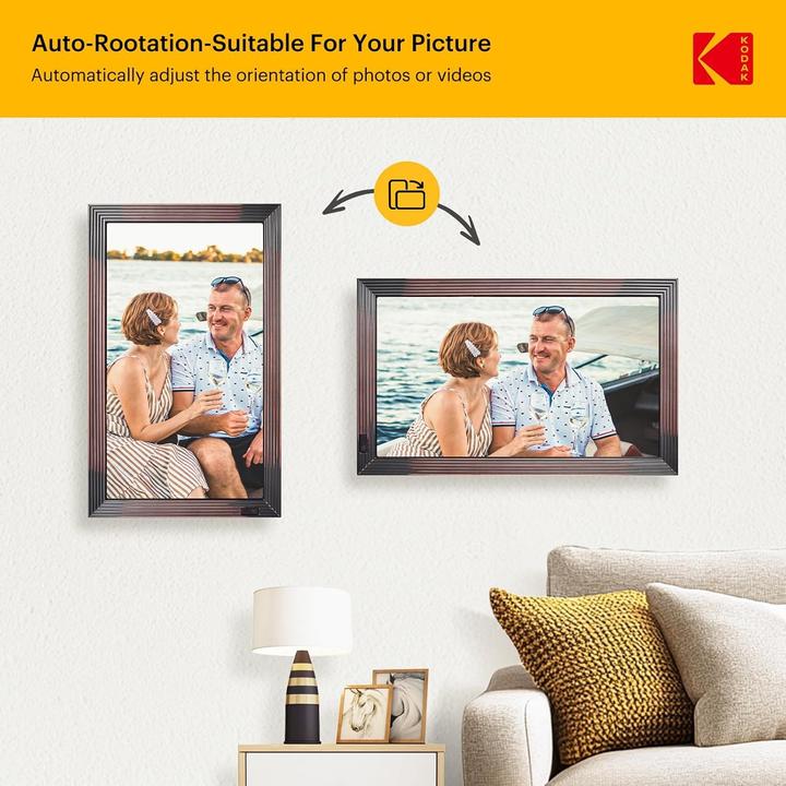 Image du produit Kodak Digitale Fotolijst mit WLAN, automatischer Rotation und App-Teilfunktion (27")