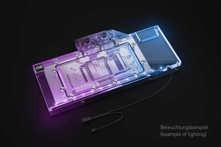 Produktbild Alphacool WAK Eisblock Aurora Radeon RX 7800 XT Reference mit Backplate