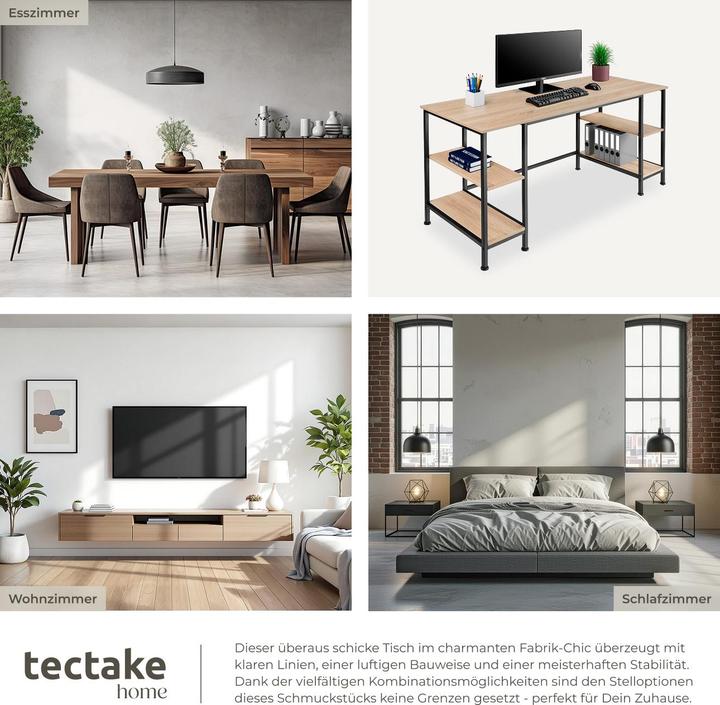 Actual product image tectake Stoke (137 x 137 x 75 cm)