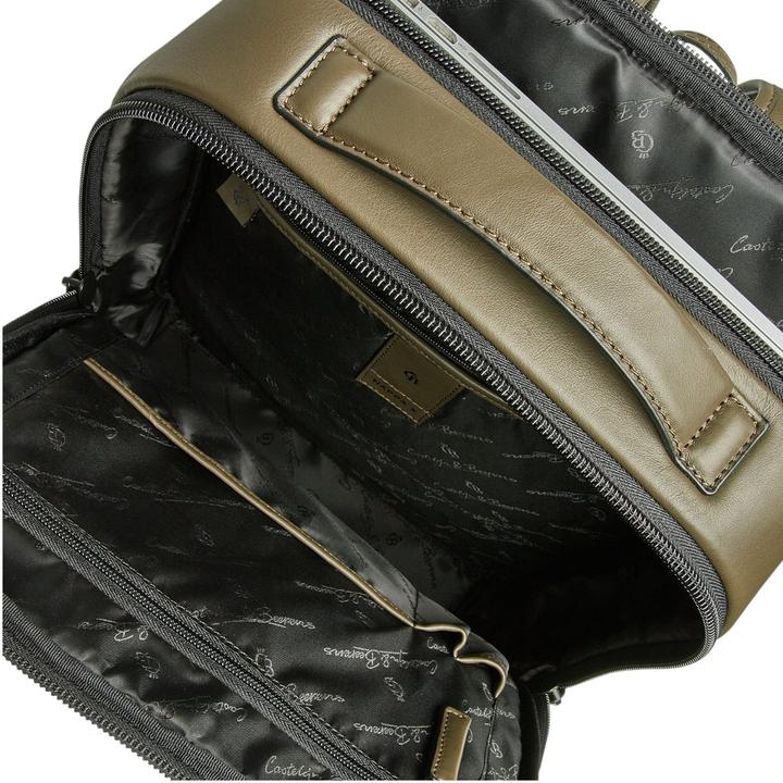 Productafbeelding Castelijn & Beerens & Beerens - Nappa X Victor laptoprugzak 15,6 + tablet RFID | groen - (15 l)