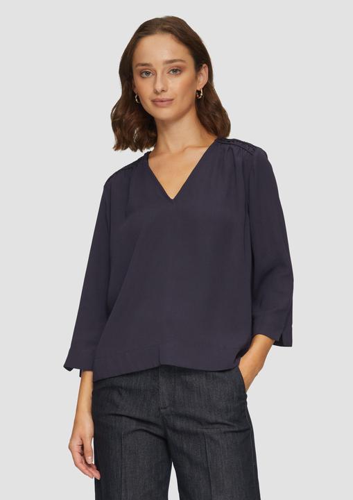 Produktbild S.Oliver Bluse Bluse mit Smok-Detail (34)