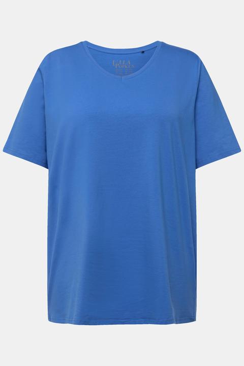 Actual product image Ulla Popken Essential V-Neck Stretch Tee (62)
