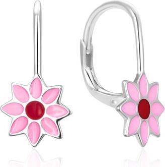 Image du produit Agato - Silver dangle earrings Flower AGT-E055L