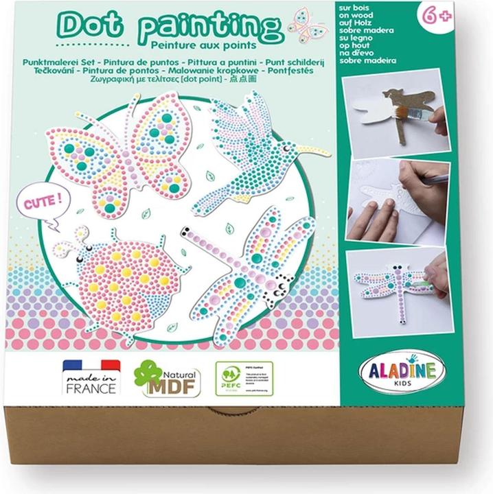 Actual product image Aladine Nature dot painting set