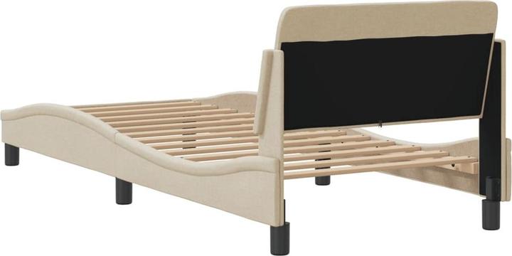 Image du produit VidaXL Cadre de lit avec tête de lit en tissu (80 x 200 cm)