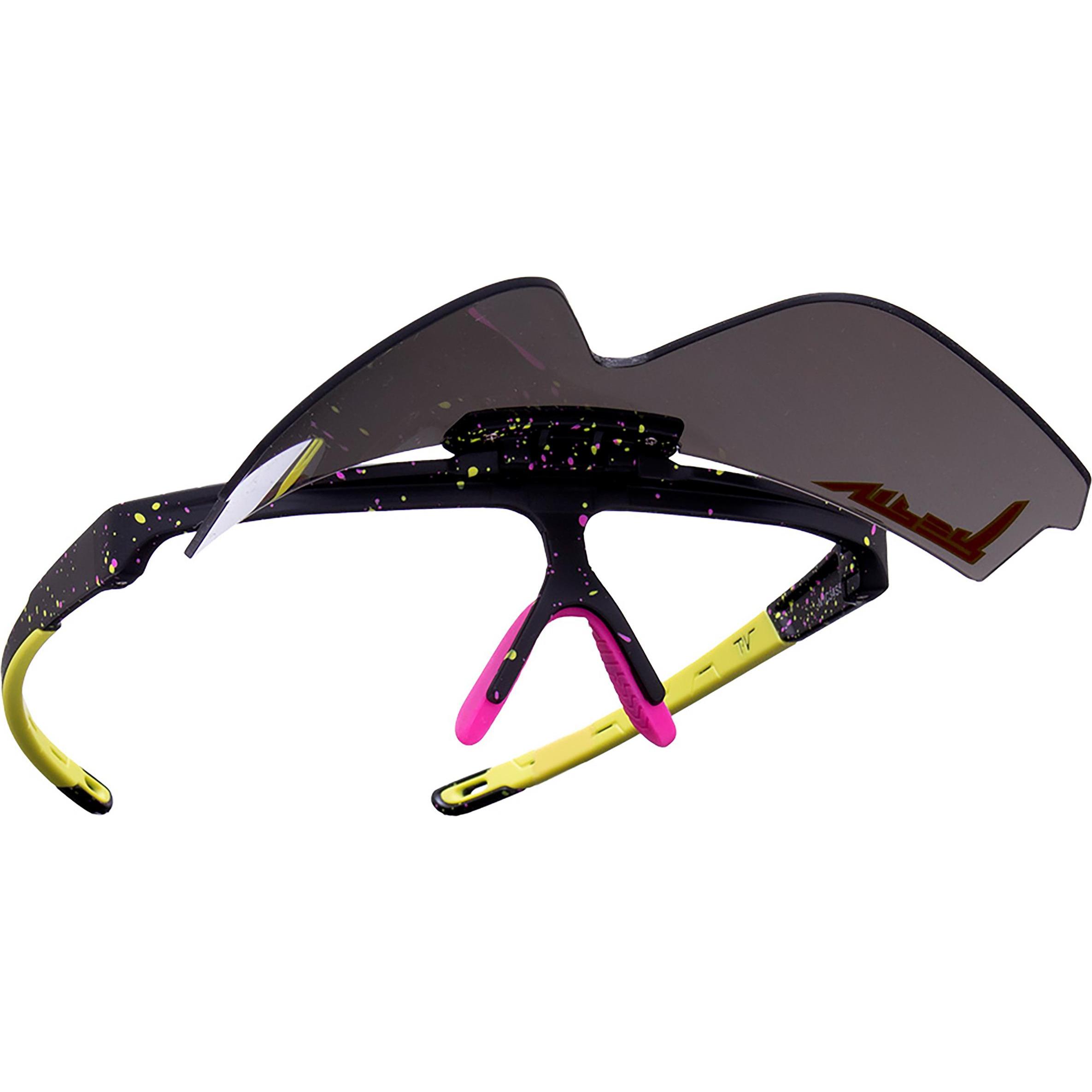 Pit Viper, Herren, Sportbrille, The 93 Dusk Flip-Offs (Schwarz, Schwarz), Schwarz