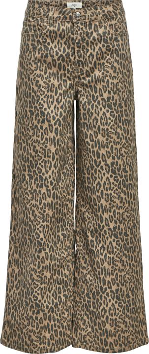 Actual product image Object Leoprint Jeans mit weitem Bein (M)