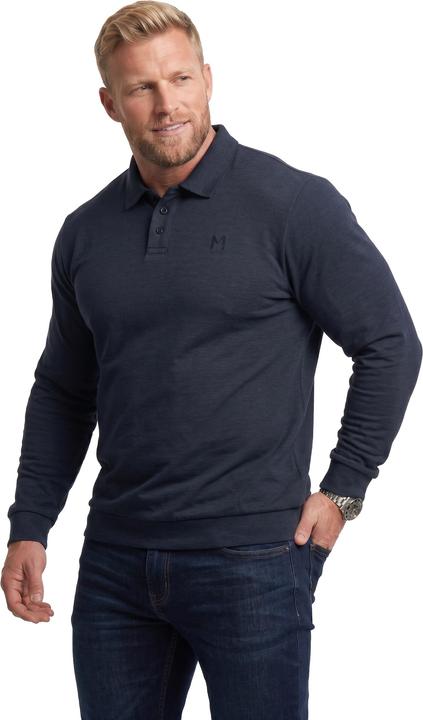 Produktbild Men+ Poloshirt, Bauchfit, Basic, Piqué, Langarm (5XL)