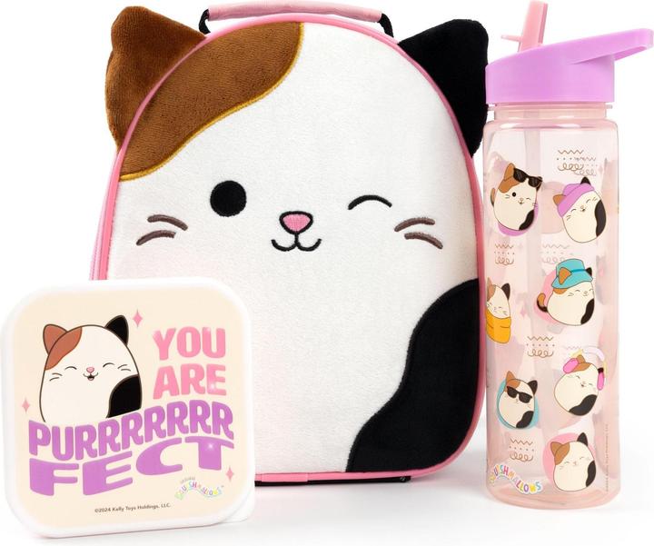 Produktbild Squishmallows Mädchen Lunchbox und Flasche Bunt Set