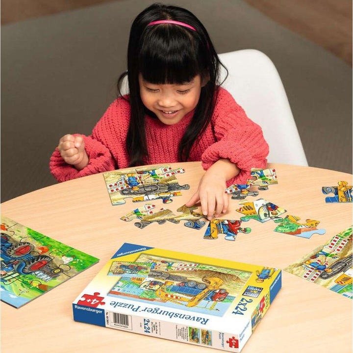 Produktbild Ravensburger Kleinkinder Puzzle Ferien auf dem Reiterhof (12 Teile)