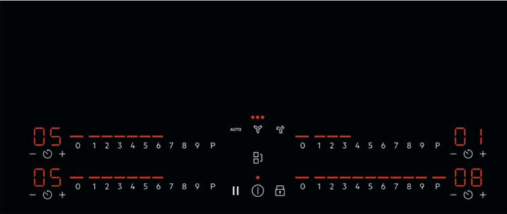 Actual product image AEG KOOKPLAAT MET AFZUIGING CCE84543XB