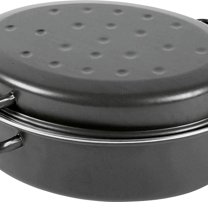 Produktbild Krüger Gänsebräter (42 cm, Bräter + Schmortopf, Edelstahl)
