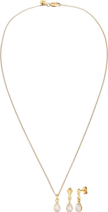 Produktbild Elli Edelstein Ohrhänger, Edelsteinkette (925 Sterling Silber)