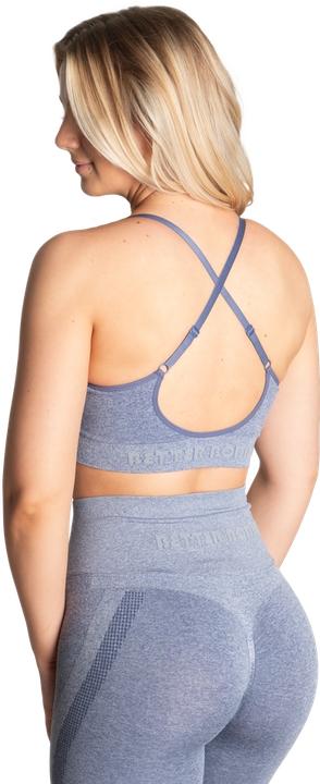 Actual product image Better Bodies Curve Scrunch Bra - Blue Melange (XS)