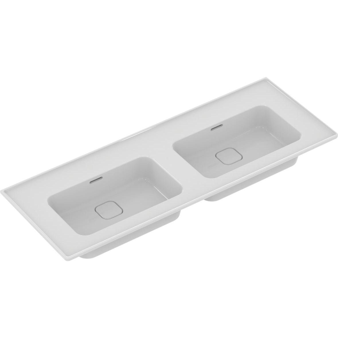 Ideal Standard, Waschbecken, Doppel-Mbelwaschtisch Strada II 124 x 46 cm wei T363601 (460 mm, 1240 mm)