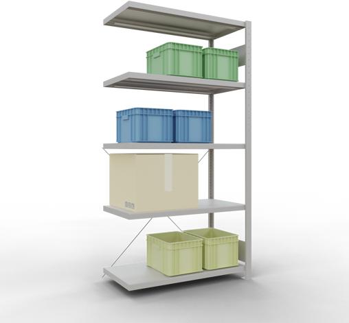 Image du produit Schulte Lagertechnik Système enfichable Élément suivant MULTIplus330 avec croisillon