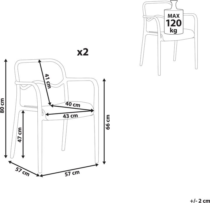 Produktbild Beliani Thasos
