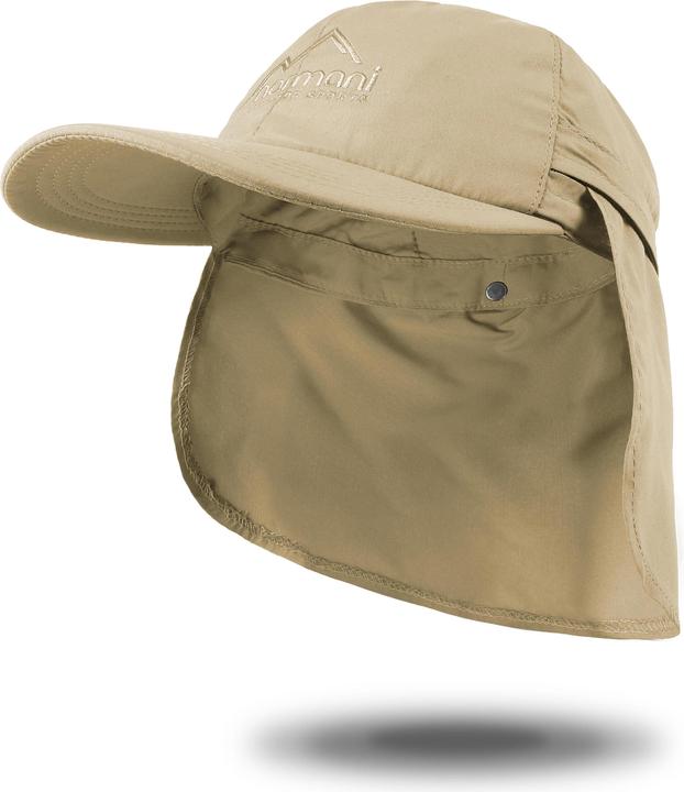 Actual product image Normani Cap with neck protection Savannah (XXL)