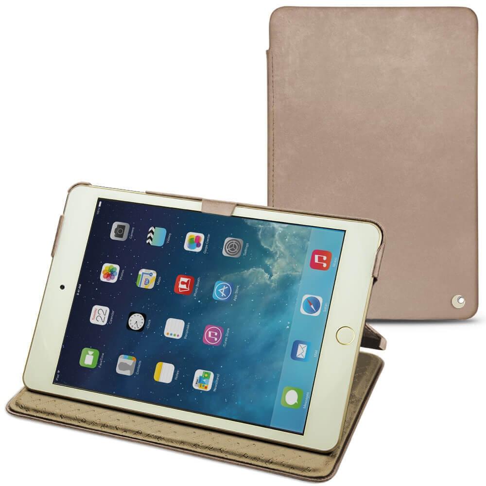 Noreve Lederschutzhülle horizontal (iPad Mini 5), Tablet Hülle, Beige
