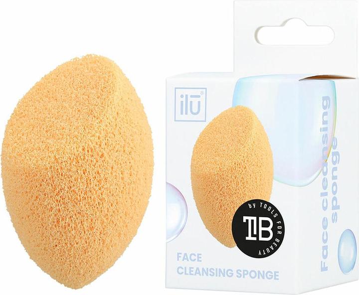 Actual product image Tools for Beauty T4B ILU make-up sponge for facial cleansing, facial sponge for all skin types 1 piece (Facial cleansing wipes)