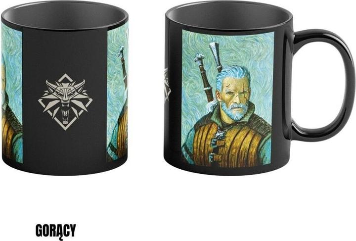 Produktbild CEN Kubek termoaktywny Good Loot Game Art Chronicles The Witcher (Wiedźmin) Geralt & Vincent van Gogh (450 ml, 1x)