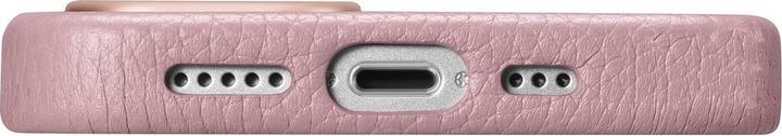Actual product image iCarer litchi Premium leather case iPhone 14 Plus Magnetic leather case with magSafe pink (WMI142207 (Apple iPhone 14 Plus)