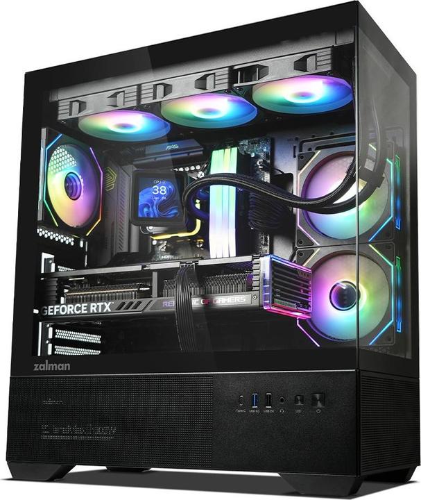 Productafbeelding Zalman Obudowa Obudowa CHRONIX V2 Mid Tower ARGB fan x3 czarny