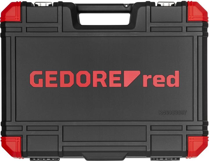 Actual product image Gedore Red red R46003097 Socket spanner set 1/4"+1/2" 97 pieces (1/4")