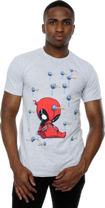 Produktbild Deadpool Cartoon Knockout TShirt (XL)