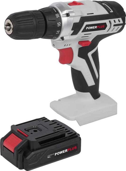Produktbild Powerplus Bohrschrauber 16V - inkl. Akku 16V 1.3Ah und Ladegerät