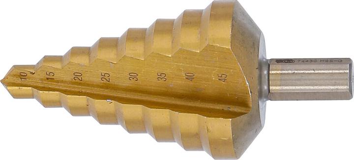 Actual product image BGS Step Drill | titanium-nitrided | Ø 10 - 45 mm (10-45 mm)