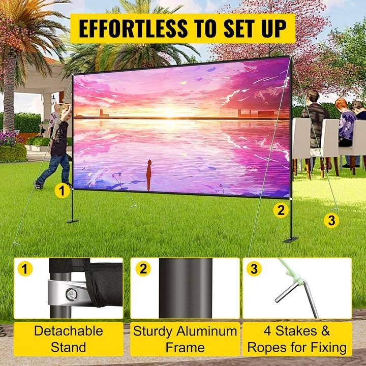 Produktbild Vevor Projektorleinwand (150", 16:9)