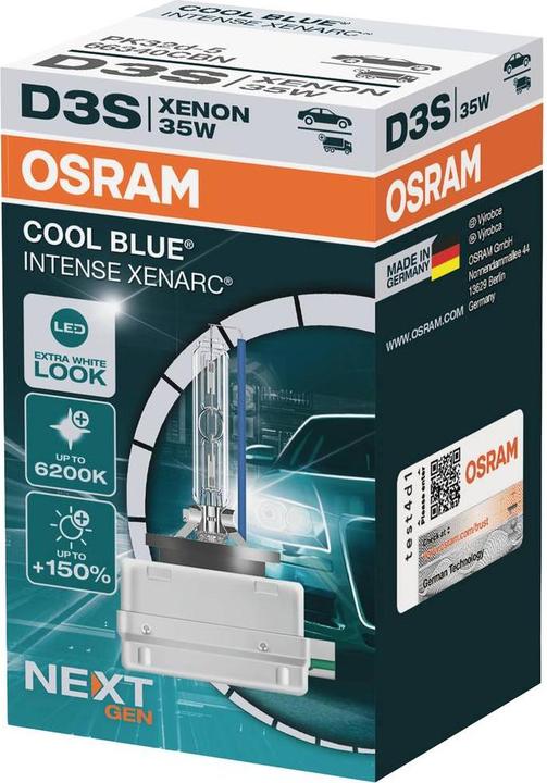 Immagine prodotto Osram D3S Xenarc blu freddo intenso (D3S)
