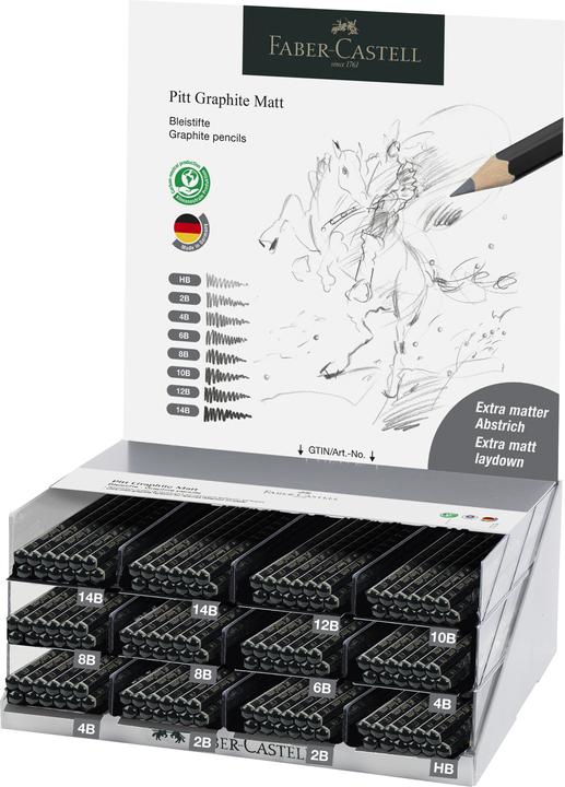 Produktbild Faber-Castell Pitt Graphite Matt PoS 2001 Display 144x (144 x)