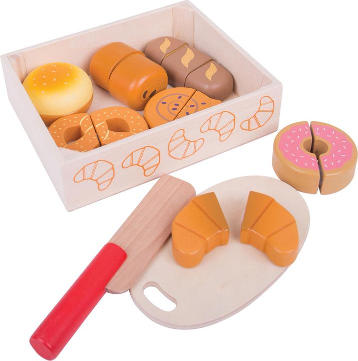 Productafbeelding Bigjigs Houten kistje met gesneden brood