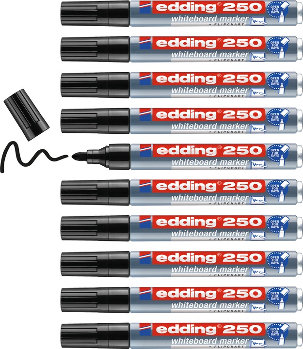 Produktbild Edding 250 (Schwarz, 3 mm, 1 x)