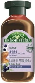 Antica Erboristeria Almond Milk and Acai 2-in-1 Restructuring Shampoo 225ml (225 ml, Flüssiges Shampoo)