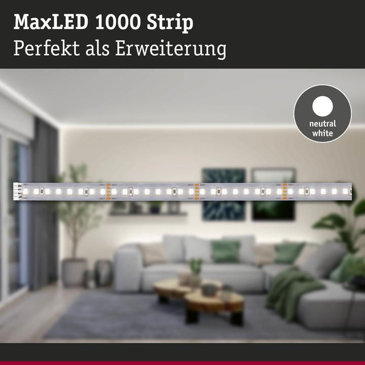 Produktbild Paulmann MaxLED 1000 Stripe (Neutralweiss, 100 cm, Indoor)