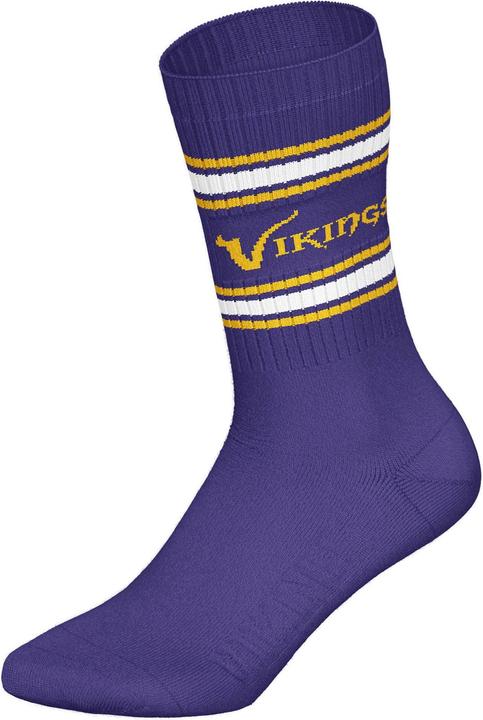 Immagine prodotto Barefoot Minnesota Vikings 3pk Crew Socks 39-42 (39 - 42)