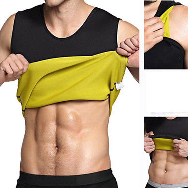 JTI, Herren, Body, Trainingsoberteil mit Saunaeffekt - Gelb 2XL, Gelb, (XXL)