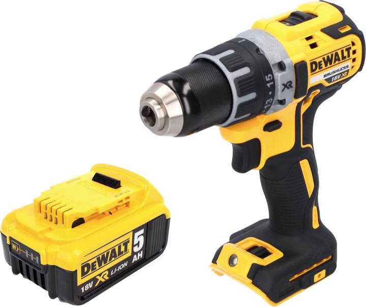 Produktbild DeWalt DCD 791 N Akku Bohrschrauber 18 V 70 Nm Brushless + 1x Akku 5,0 Ah - ohne Ladegerät
