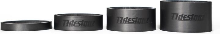 Immagine prodotto 77designz Set di distanziali in carbonio per cuffie 4 pezzi