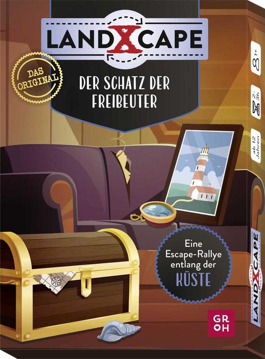 Actual product image The treasure of the buccaneers - An Escape Rally along the coast of the Baltic & North Sea (German, Corinna Harder, Swen Harder, 2022)
