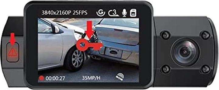 Immagine prodotto Vantrue N2S Dual (Ricevitore GPS, Accumulatore di carica elettrica, 4K)