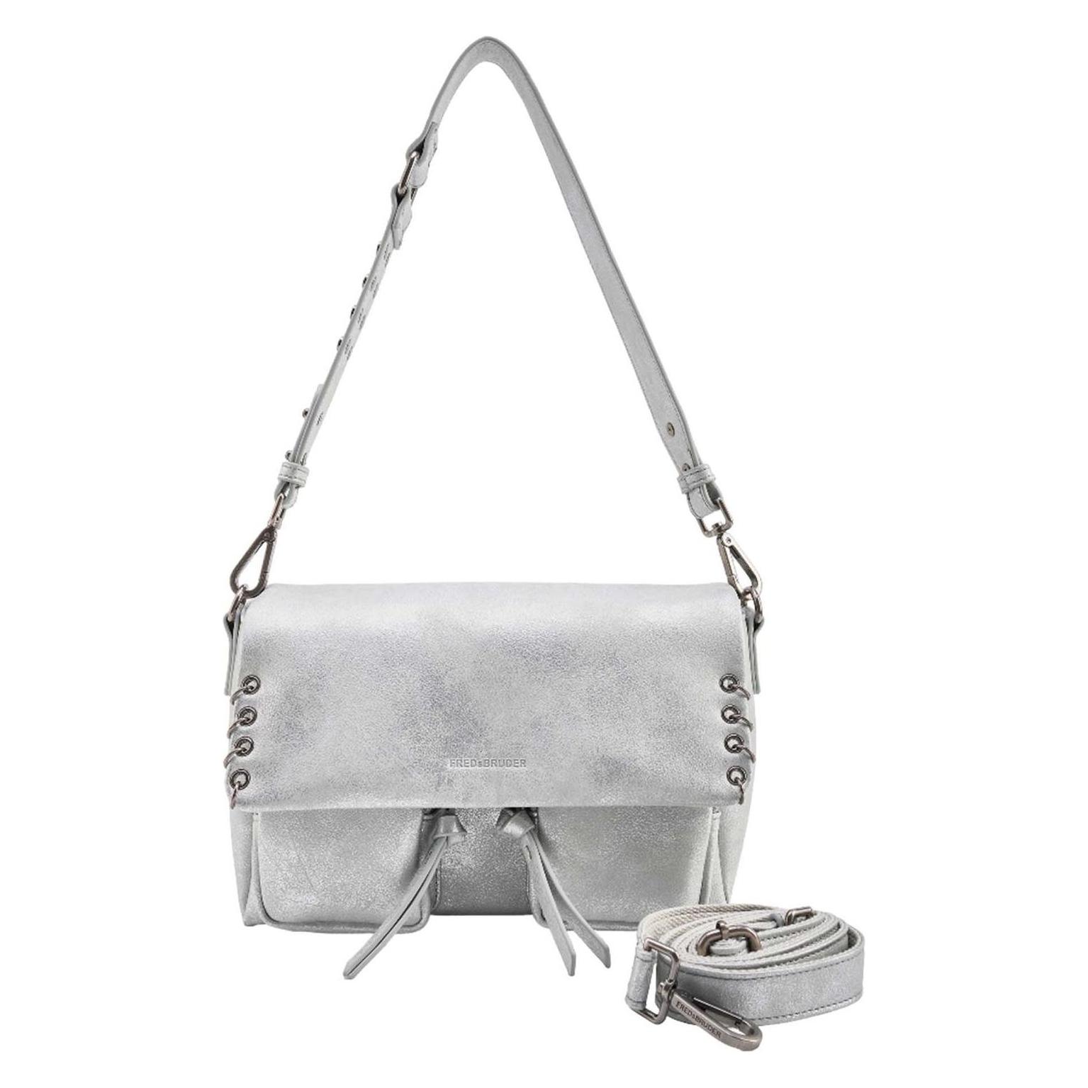 FredsBruder, Damen, Handtasche, Rebel At Heart Big Shoulderbag, Silber