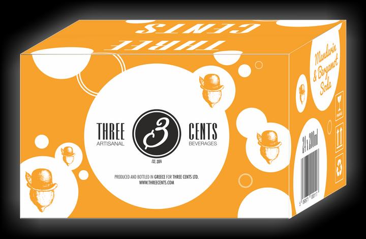Produktbild Three Cents Mandarin & Bergamot Soda (24 x 20 cl)