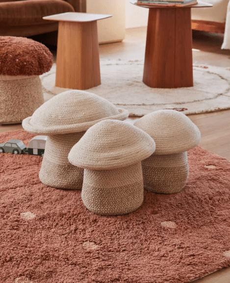 Produktbild Lorena Canals Rug Round Dot Chestnut (Ø 140 cm)